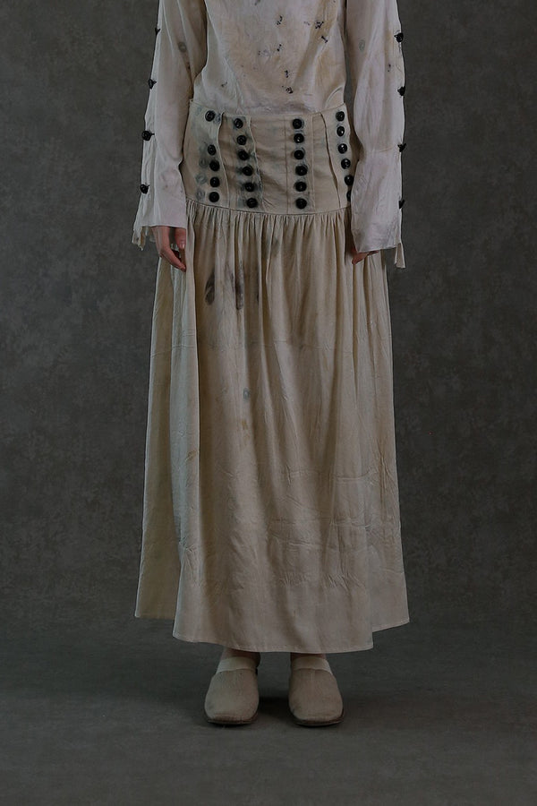 MUTEDANCE Dyed Silk Skirt MD22SS20